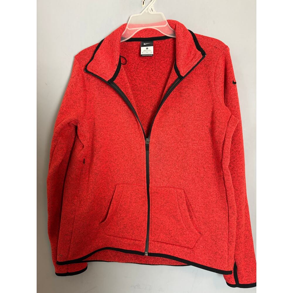 Nike Therma‑FIT Red Full‑Zip Jacket Womens  Size XL